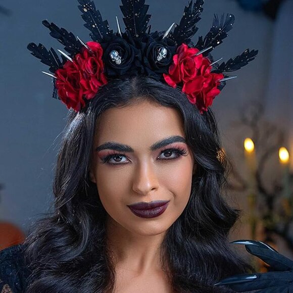 Halloween Flower headband main image 3